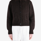 Brown knitwear, front view