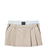 ALEXANDER WANG - Women Zipper Details Pre-Styled Pleated Skort