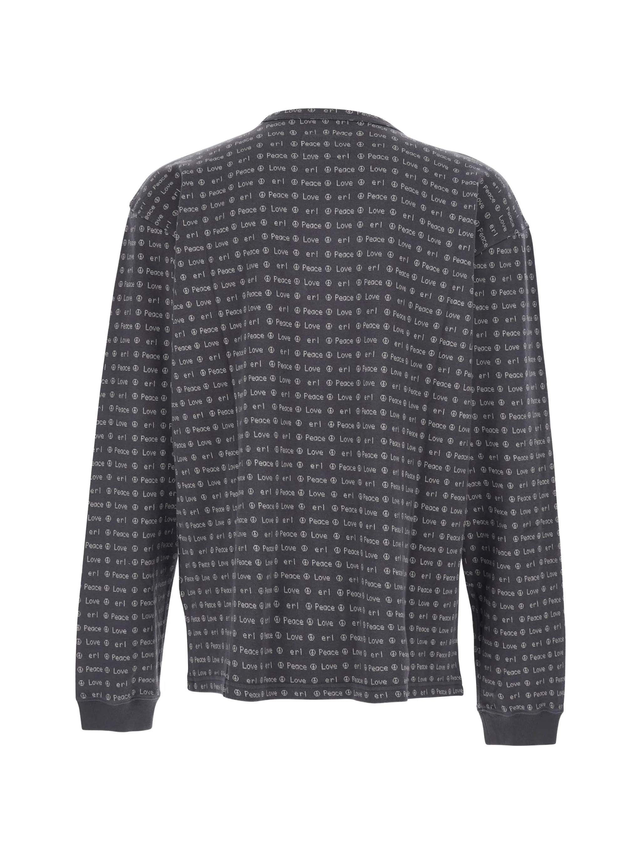 Brown shirt, back view