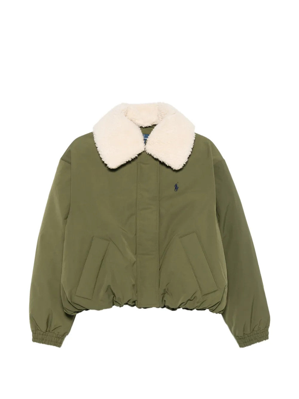 Green jacket, front view