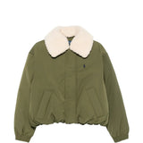 Green jacket, front view