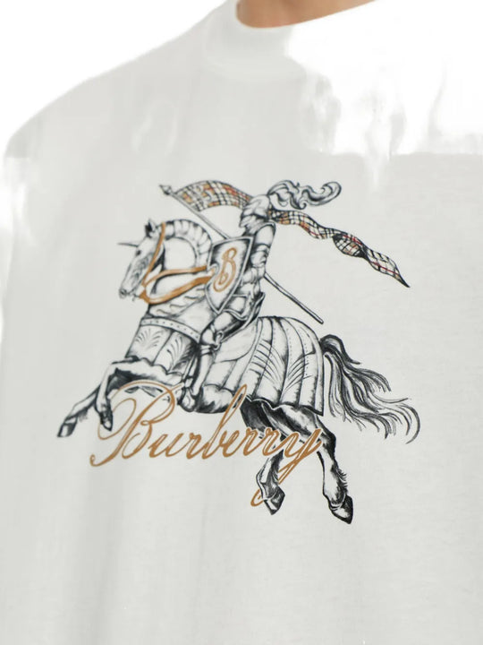White t-shirt, front view