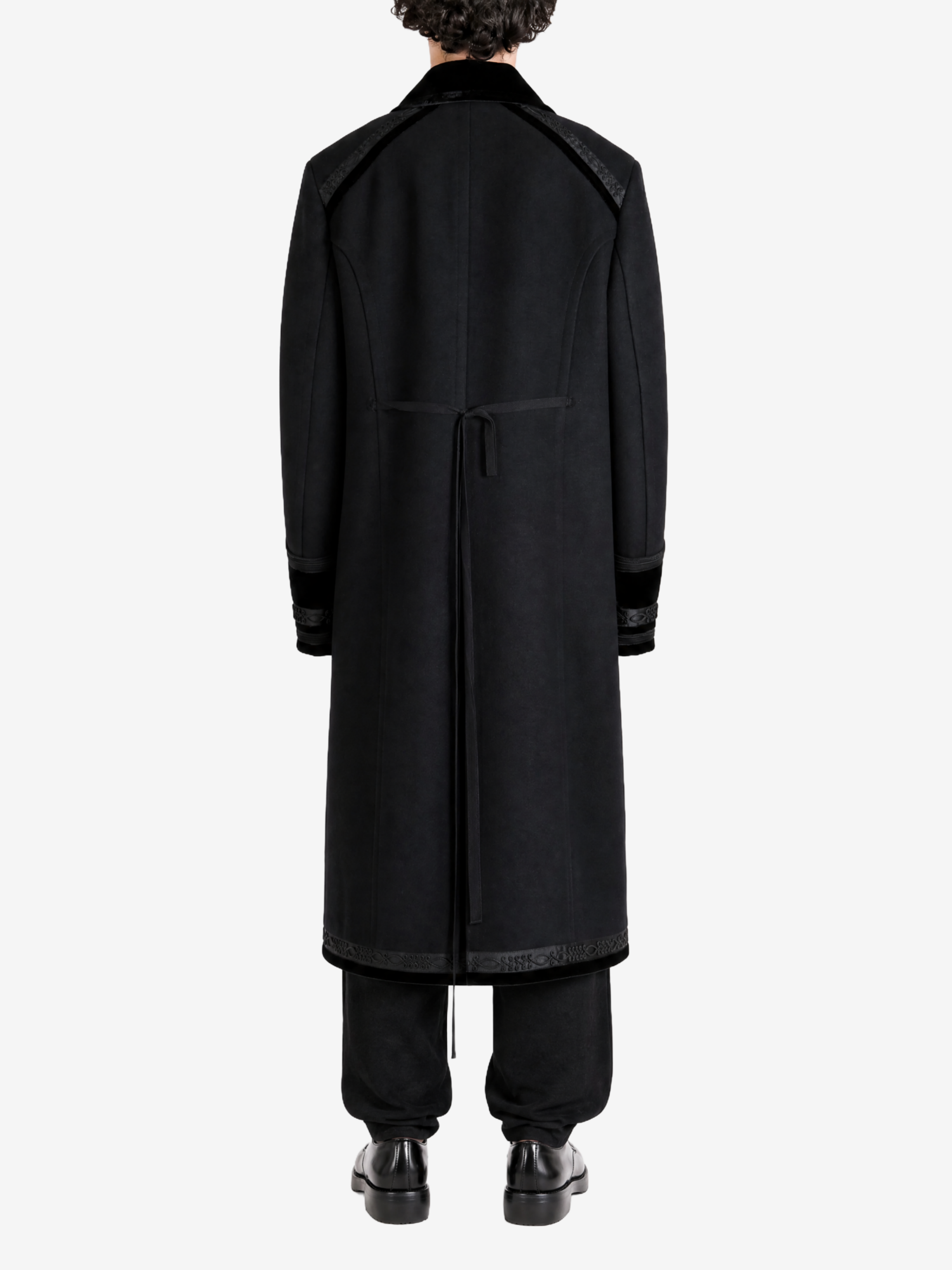 Black jacket, front view