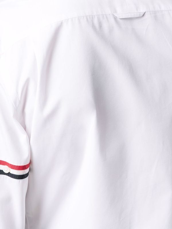 Thom Browne White Round Collar Shirt