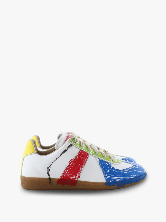White shoes, side view