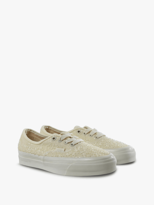 Tan shoes, front view