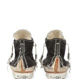 Black sneakers, back view