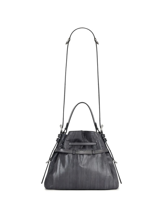 Grey bag, front view