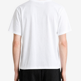 White t-shirt, full body view