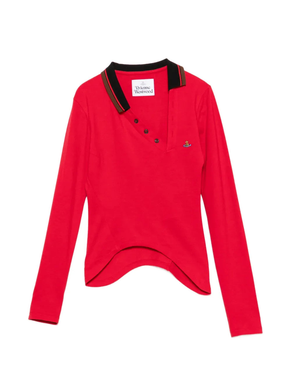 Red shirt, front view