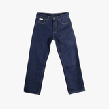 Navy jeans, front view