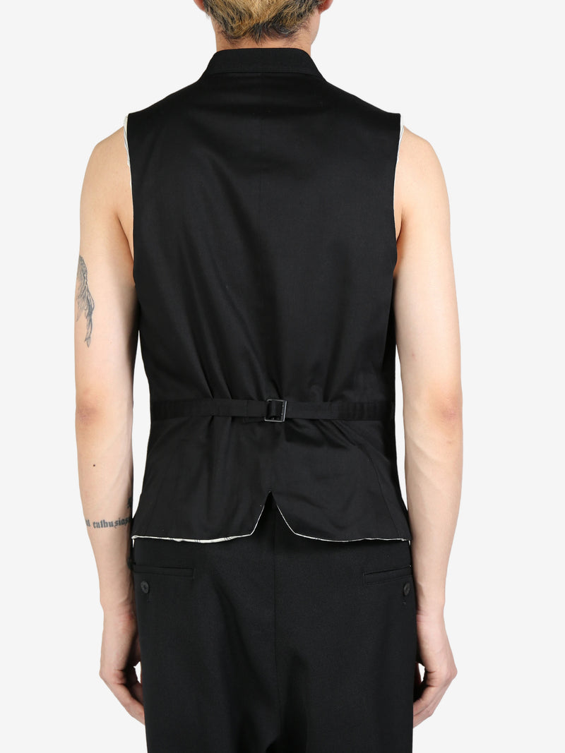 YOHJI YAMAMOTO POUR HOMME - Men A-Stand 8BS Vest