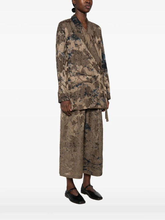 Brown jacket, full body view