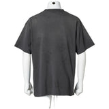 Black t-shirt, full body view