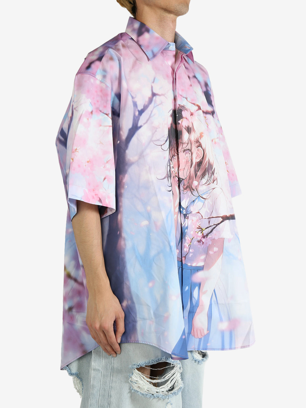 VETEMENTS - Unisex Anime Short Sleeved Shirt