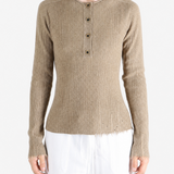 Tan top worn by a person, showing the top fit