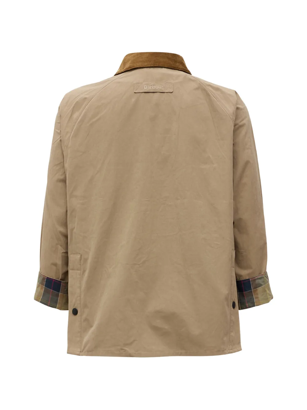 Brown jacket , back view
