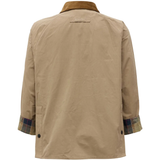 Brown jacket , back view