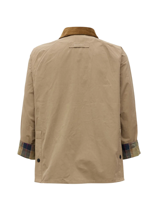 Brown jacket , back view
