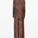 Red jacket,full body view