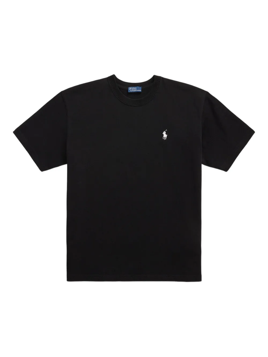 Black t-shirt, front view