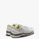 Grey sneakers, side view