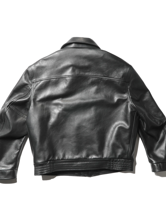 Black jacket, back view