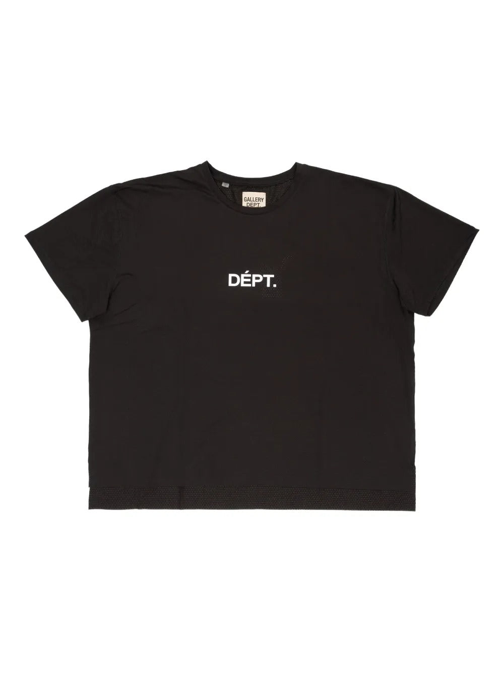 Black t-shirt, front view