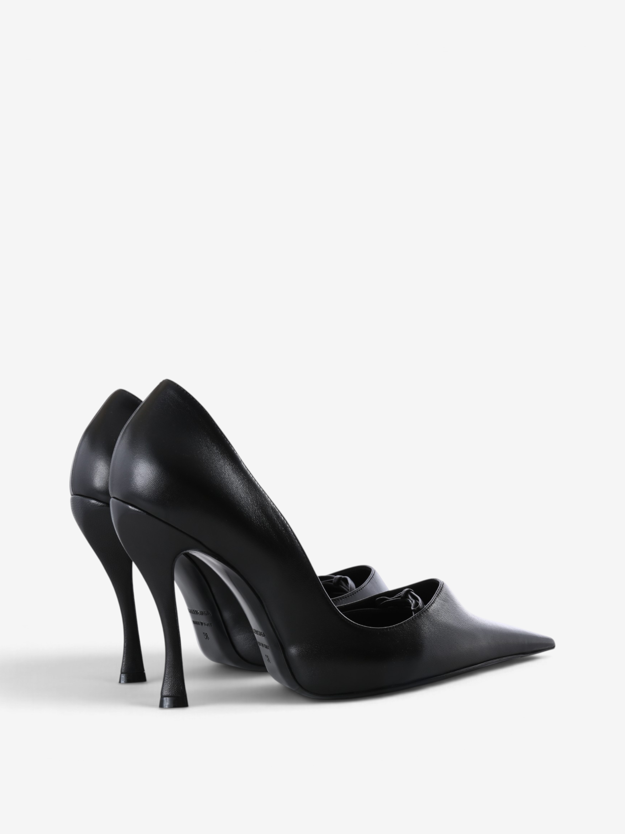 Black heels, side view