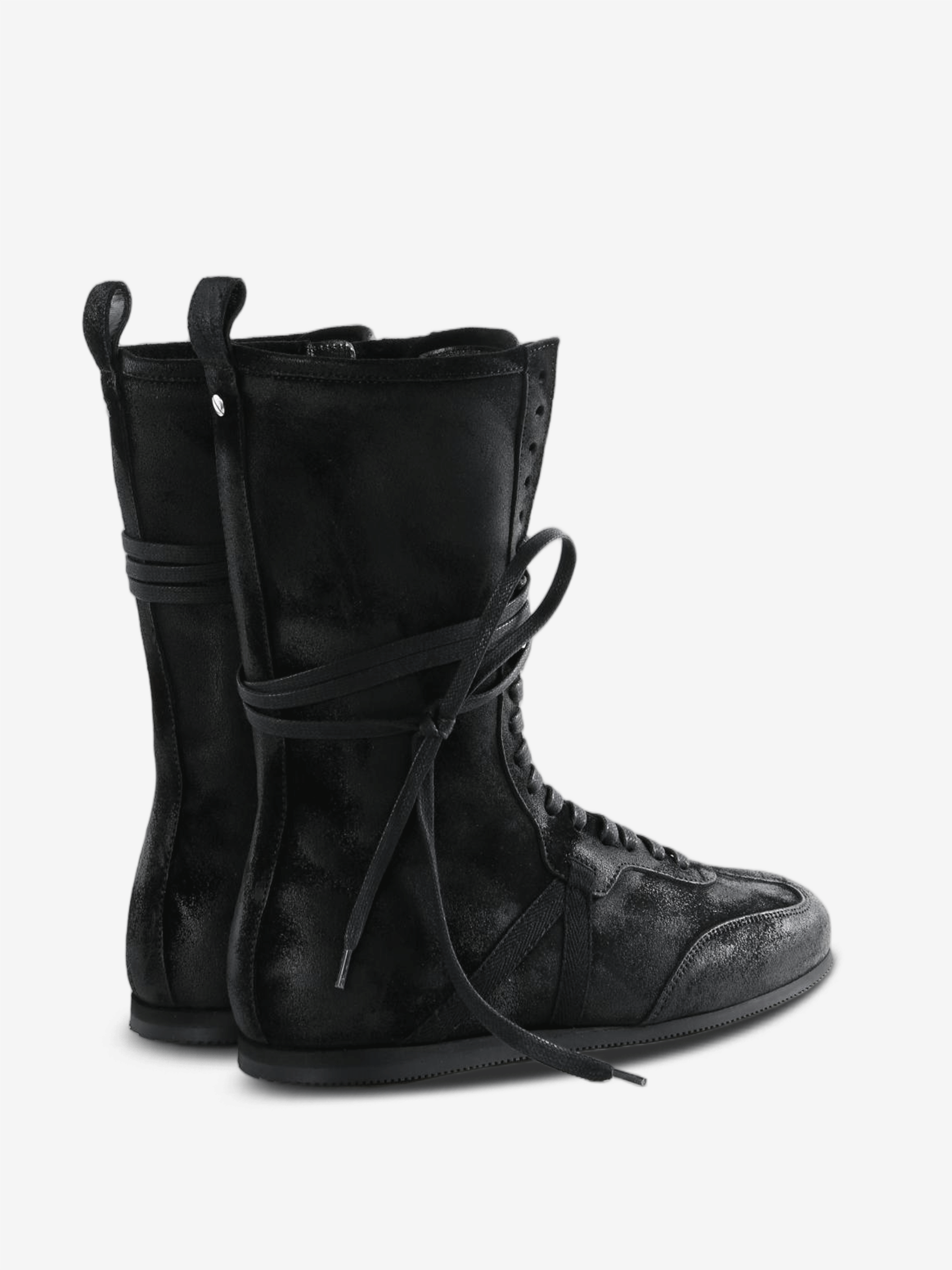 Black shoes, side view
