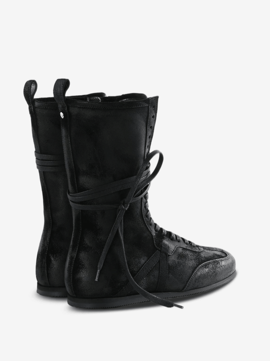 Black shoes, side view