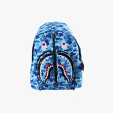 blue bags, front view
