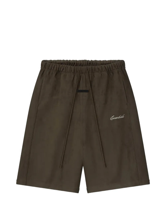 Brown shorts,front view