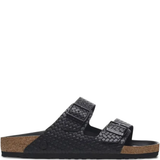 Black sandals, side view