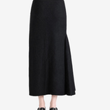 Black skirt, full body view