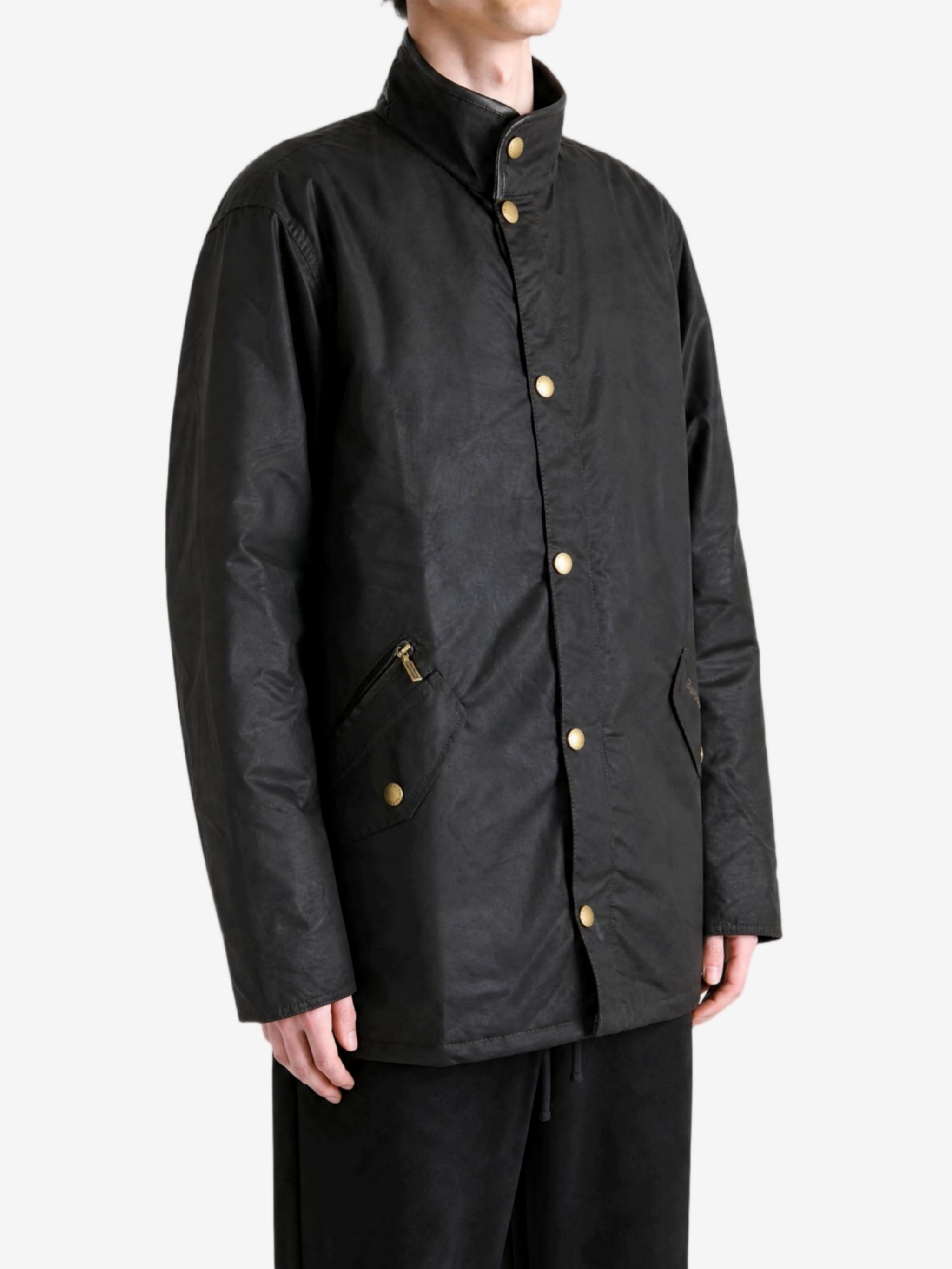 Black jacket, full body view