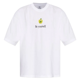 White t-shirt, front view