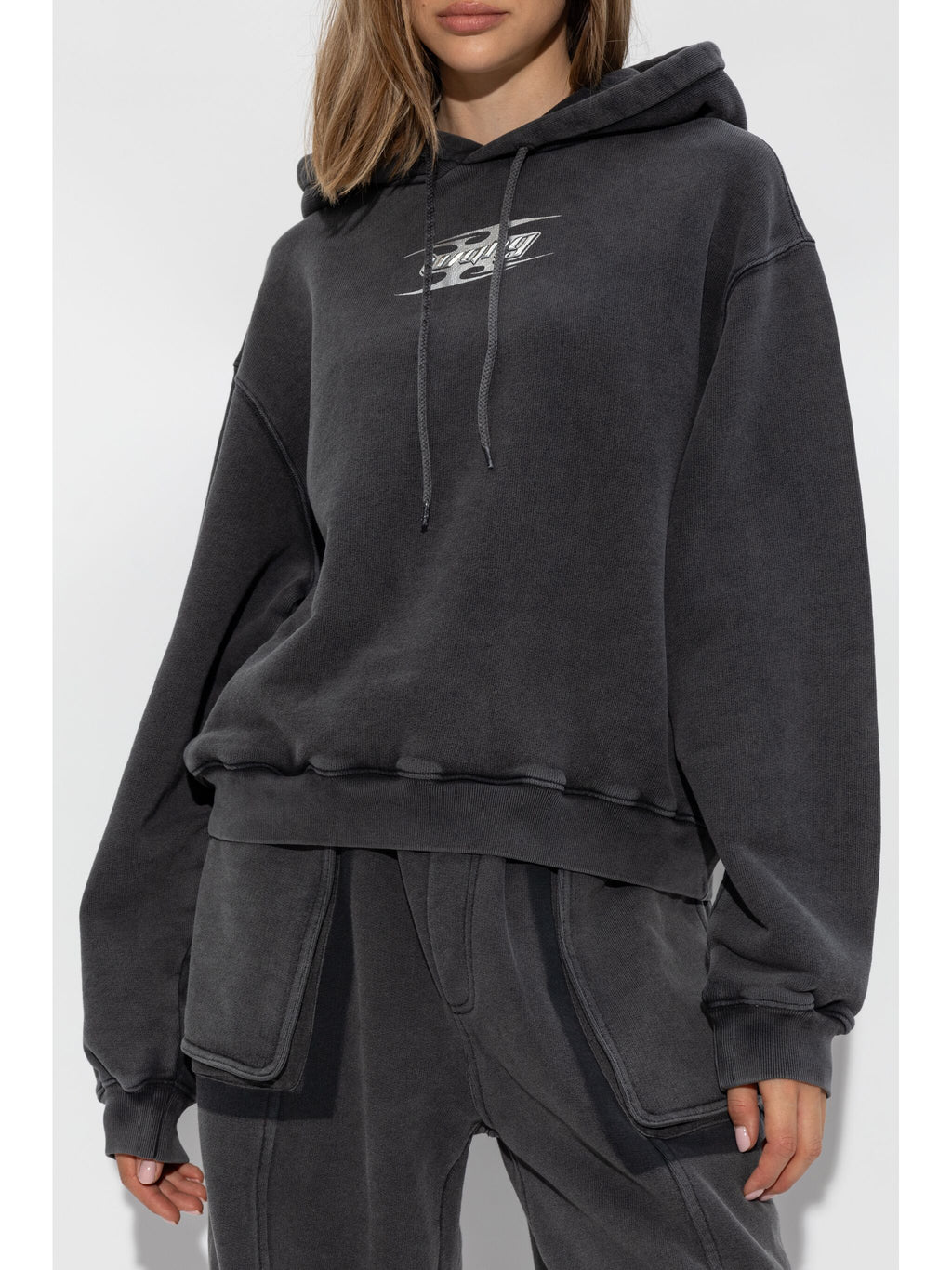 T BY ALEXANDER WANG - Women Hoodie With Blade Logo