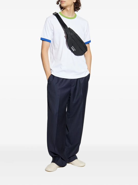 White t-shirt,full body view