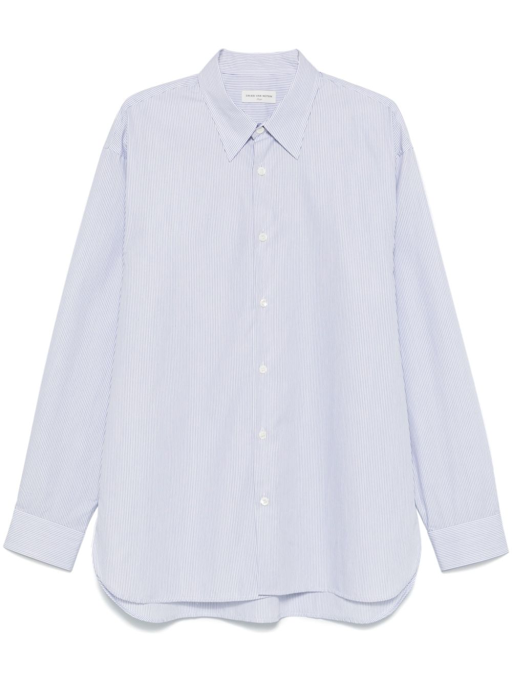 DRIES VAN NOTEN - Men Stripe Button-Up Shirt