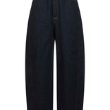 Blue jeans, front view