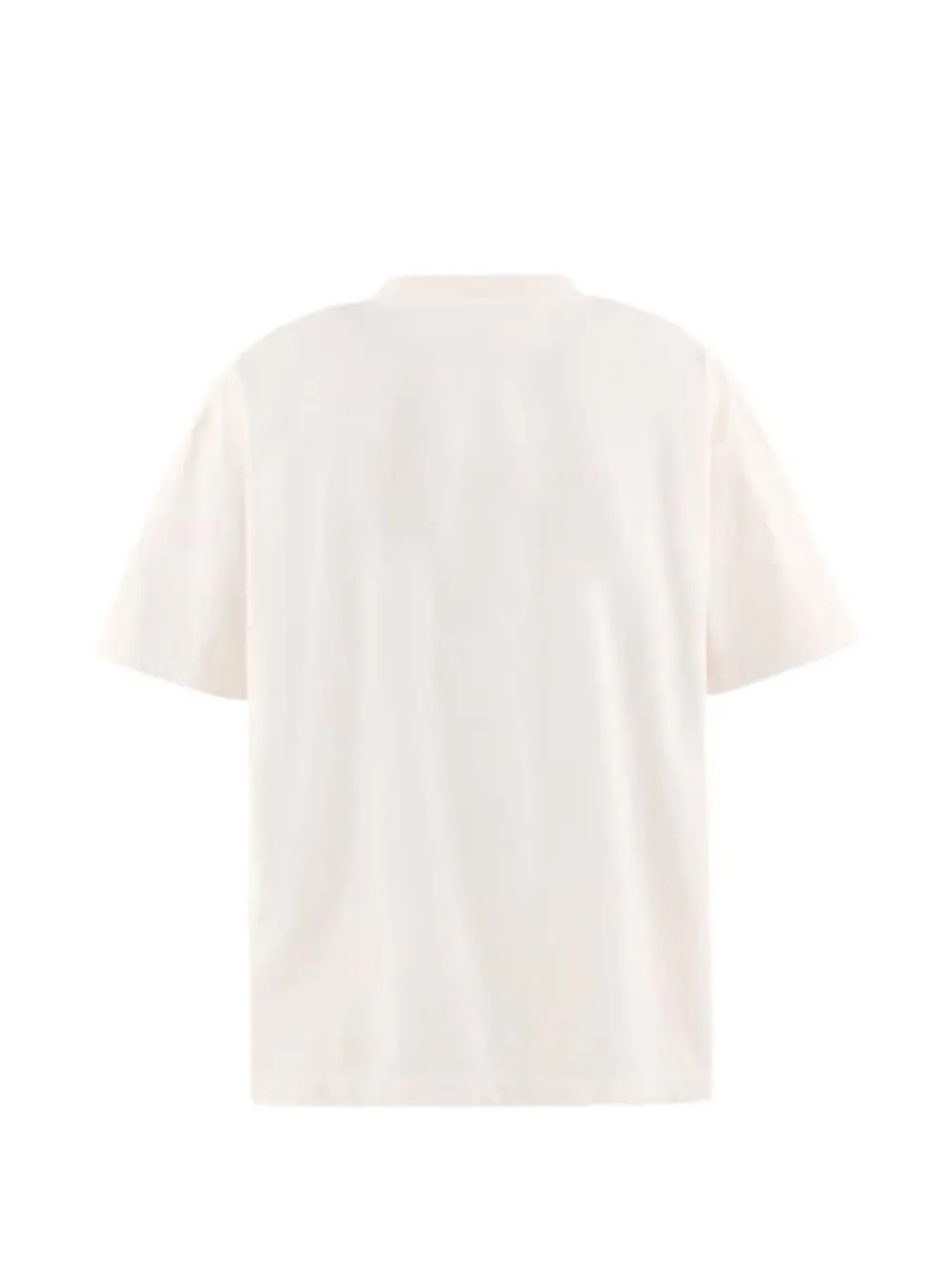 White t-shirt, back view
