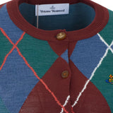 VIVIENNE WESTWOOD - Women Argyle Cropped  Cardi