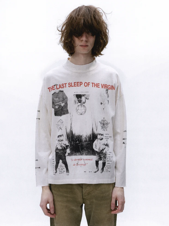 White t-shirt, front view