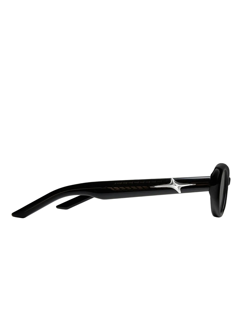 Black eyewear, side view