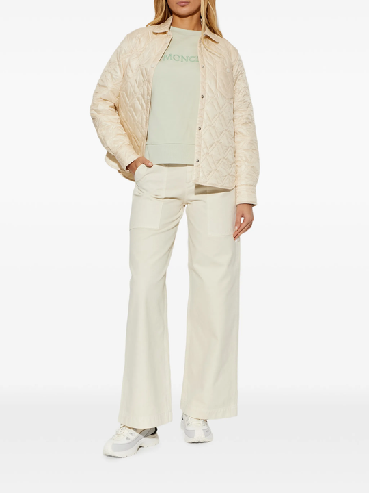 tan pants, full body view