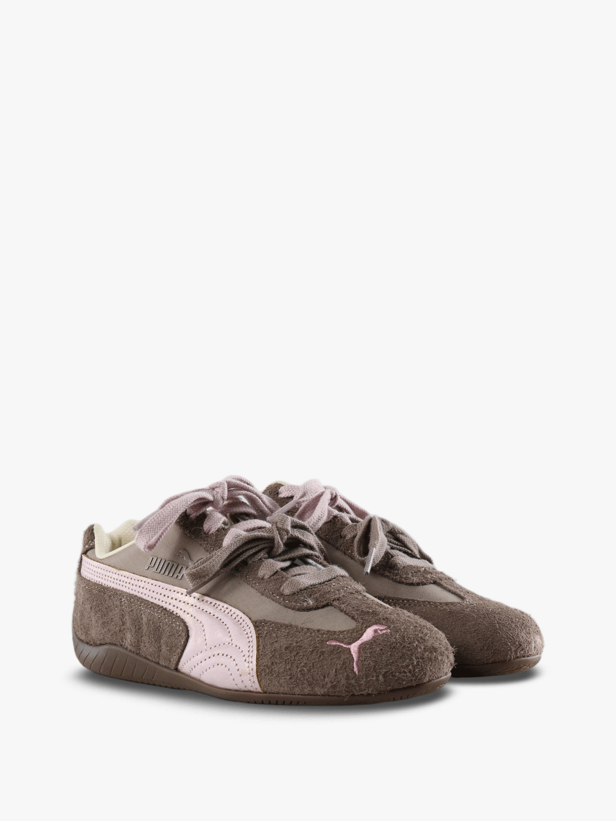 Brown shoes, front view