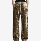 Brown pants, full body view