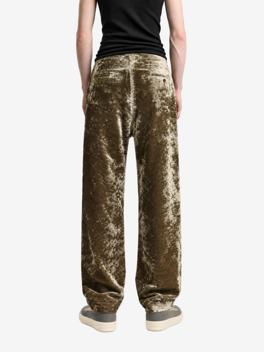Brown pants, full body view