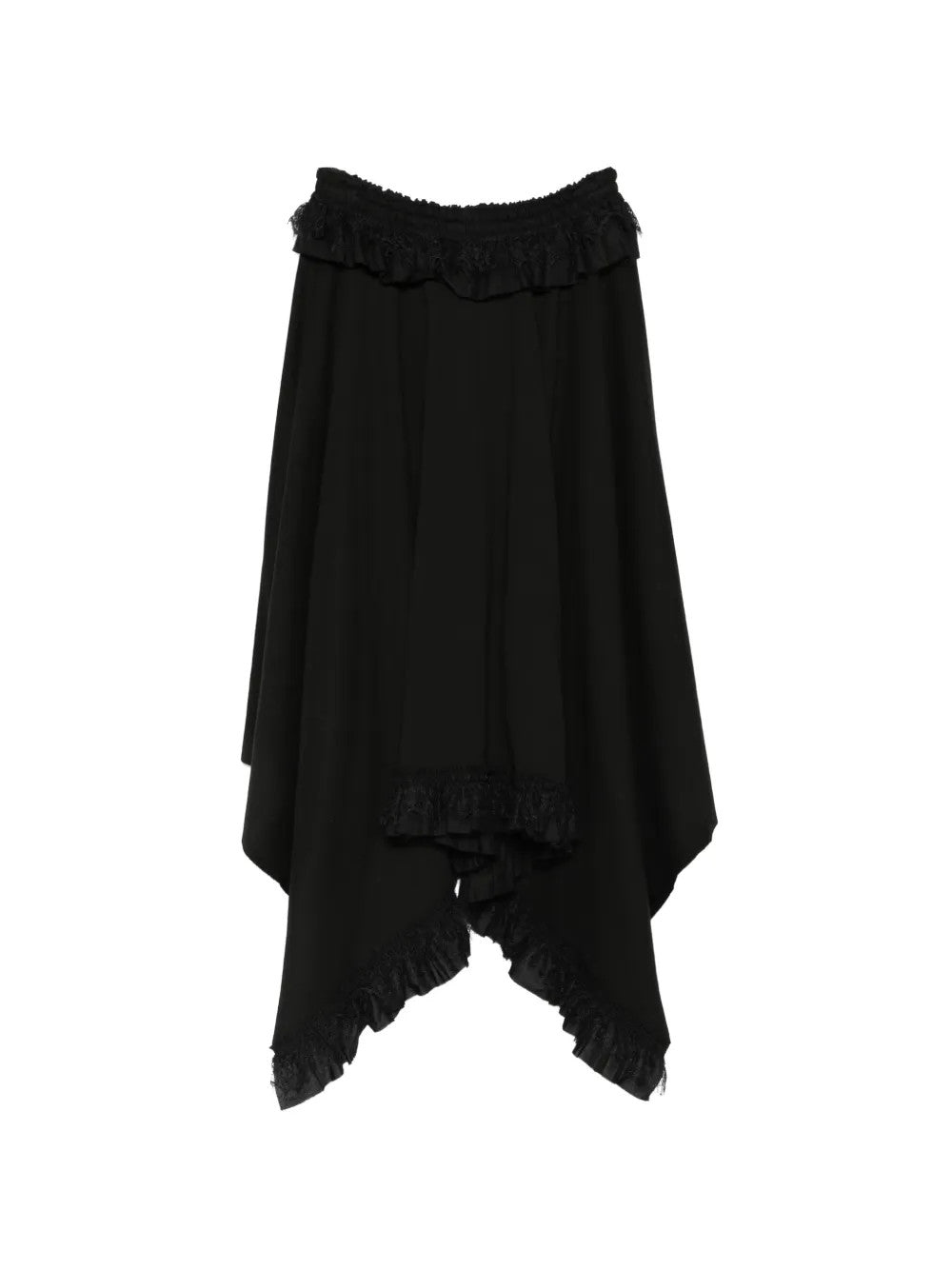 Black skirt, front view
